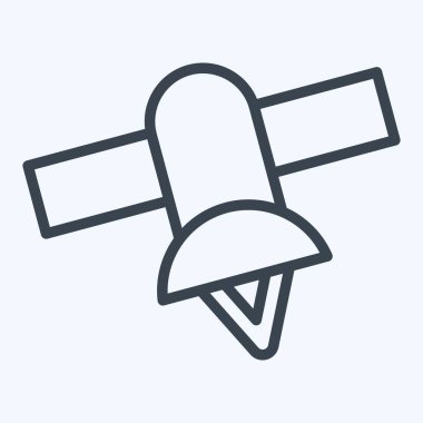 Simge Uydu Konumlandırması. Konum sembolüyle ilgili. Sıra tarzı. dizayn edilebilir