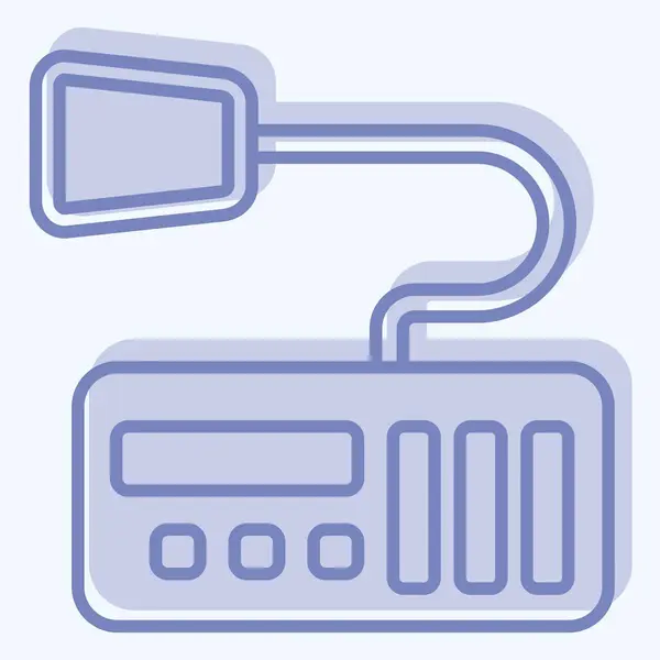 Askeri sembolle ilgili Icon Millitary Radyo 2. İki ton stili. dizayn edilebilir