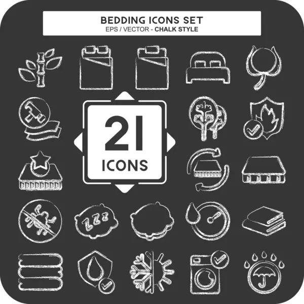 Simge Ayarlama Yatağı. Eğitim sembolüyle ilgili. Tebeşir stili. dizayn edilebilir