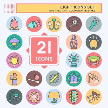 Simge Aydınlatma. Kutlama sembolüyle ilgili. renk arkadaşı stili. dizayn edilebilir