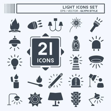 Simge Aydınlatma. Kutlama sembolüyle ilgili. Kabartma tarzı. dizayn edilebilir