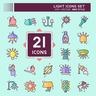 Simge Aydınlatma. Kutlama sembolüyle ilgili. MBE tarzı. dizayn edilebilir