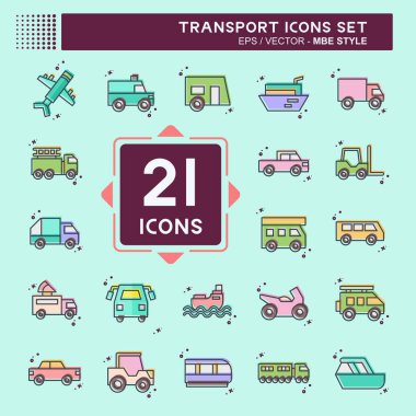 Simge Taşımacılık. Tatil sembolüyle ilgili. MBE tarzı. dizayn edilebilir