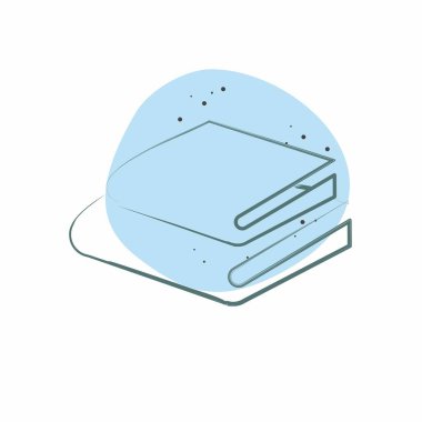 Yatak sembolü ile ilgili Simge 3. Renkli Leke Biçimi. dizayn edilebilir