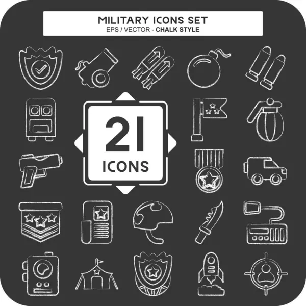 Simge Askeriyesi. Savaş sembolüyle ilgili. Tebeşir stili. dizayn edilebilir