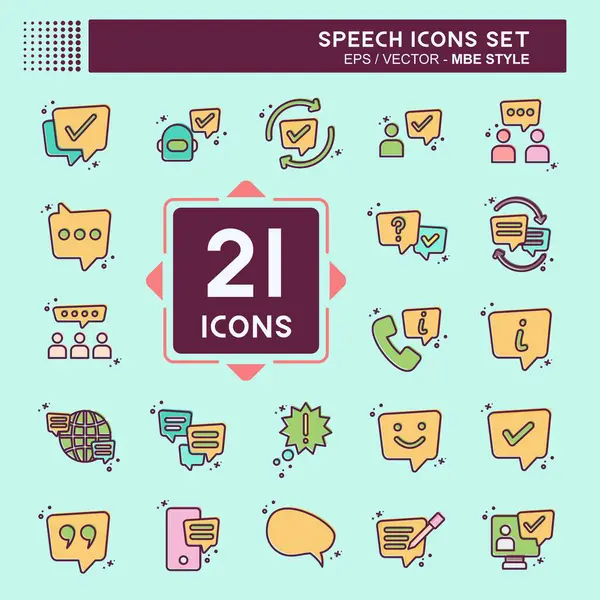 Simge Hazırlama Konuşması. Teknoloji sembolüyle ilgili. MBE tarzı. dizayn edilebilir