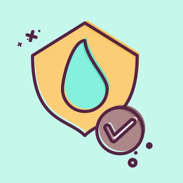 Simge Kalkanı. Yatak sembolü ile ilgili. MBE tarzı. dizayn edilebilir