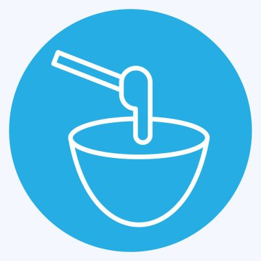 Simge Şekerleme. Kozmetoloji sembolüyle ilgili. Mavi gözlü. dizayn edilebilir