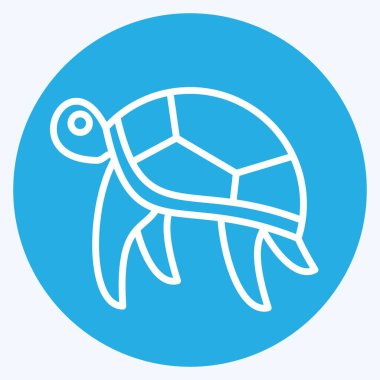 Simge Kaplumbağa. Hawaii sembolüyle ilgili. Mavi gözlü. dizayn edilebilir