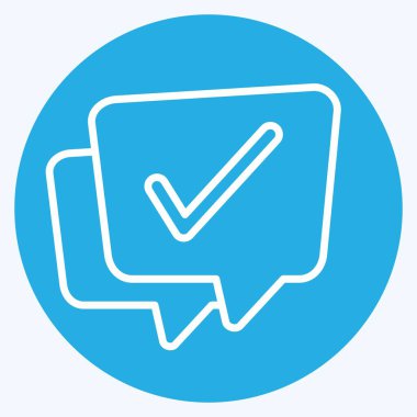 Simge Görüntülü Sohbet. Konuşma sembolüyle ilgili. Mavi gözlü. tasarım düzenlenebilir 11