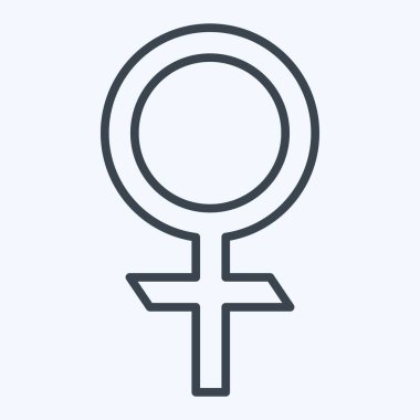 Simge Venüs Astrolojisi. Astroloji sembolüyle ilgili. Sıra tarzı. dizayn edilebilir