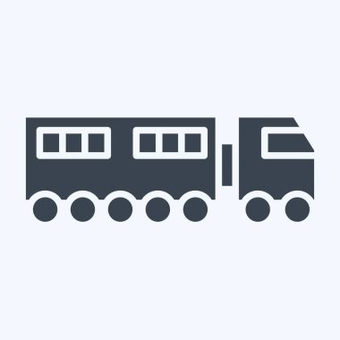 Simge sileceği. Ulaşım sembolüyle ilgili. Kabartma tarzı. dizayn edilebilir