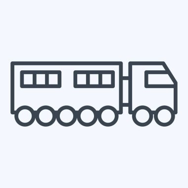 Simge sileceği. Ulaşım sembolüyle ilgili. Sıra tarzı. dizayn edilebilir