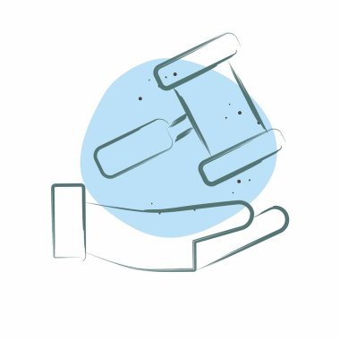 Simge Kadın Hakkı. Feminizm sembolüyle ilgili. Renkli Leke Biçimi. dizayn edilebilir