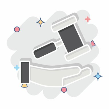 Simge Kadın Hakkı. Feminizm sembolüyle ilgili. Çizgi roman. dizayn edilebilir