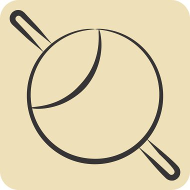 Simge Zoodiac Astrolojisi. Astroloji sembolüyle ilgili. El çizimi tarzı. dizayn edilebilir