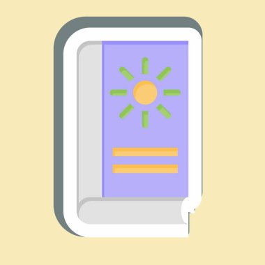 Çıkartma Astroloji Kitabı. Astroloji sembolüyle ilgili. dizayn edilebilir