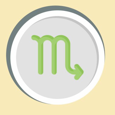 Çıkartma Astroloji İşareti. Astroloji sembolüyle ilgili. dizayn edilebilir