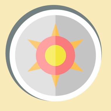 Çıkartma Astroloji Yıldızı. Astroloji sembolüyle ilgili. dizayn edilebilir