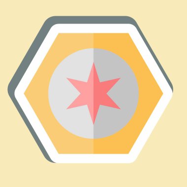 Etiket Astrolojisi. Astroloji sembolüyle ilgili. dizayn edilebilir