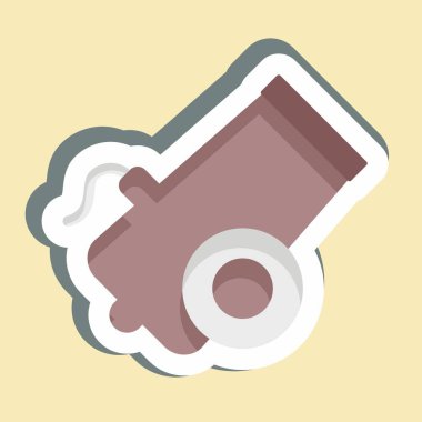 Çıkartma Mermisi. Askeri sembolle ilgili. dizayn edilebilir 1