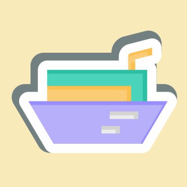 Etiket Kargo Mavnası. Ulaşım sembolüyle ilgili. dizayn edilebilir