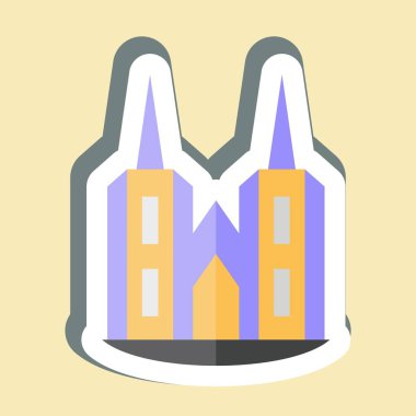 Etiket Katedrali. House sembolüyle ilgili. dizayn edilebilir