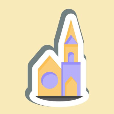 Etiket Şapeli. House sembolüyle ilgili. dizayn edilebilir