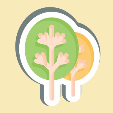 Etiket Eko. Yatak sembolü ile ilgili. dizayn edilebilir