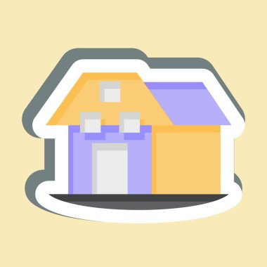 Çıkartma Çiftliği. House sembolüyle ilgili. dizayn edilebilir