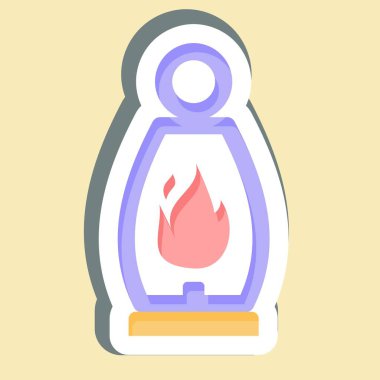 Etiket Feneri. Işık sembolüyle ilgili. dizayn edilebilir