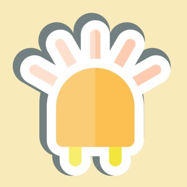 Etiket LED. Işık sembolüyle ilgili. dizayn edilebilir