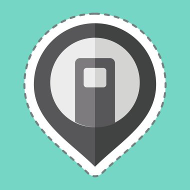 Çıkartma hattı şarj istasyonunu kesti. Konum sembolüyle ilgili. dizayn edilebilir