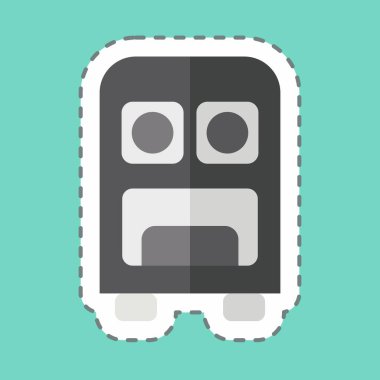 Çıkartma hattı Komuta Merkezi 'ni kesti. Askeri sembolle ilgili. dizayn edilebilir