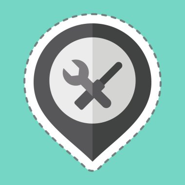 Çıkartma hattı Mühendisliği kesti. Konum sembolüyle ilgili. dizayn edilebilir