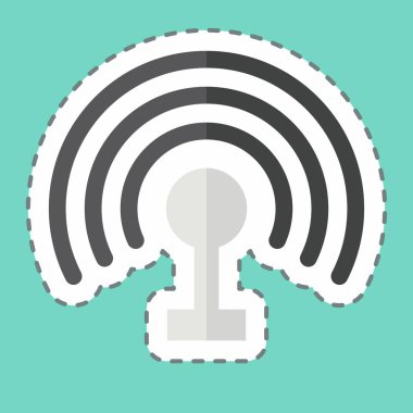 Çıkartma hattı Hotspot 'u kesti. Wifi sembolüyle ilgili. dizayn edilebilir