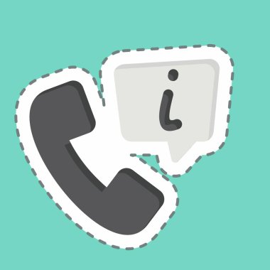 Çıkartma hattı Bilgi Hattı 'nı kesti. Konuşma sembolüyle ilgili. dizayn edilebilir