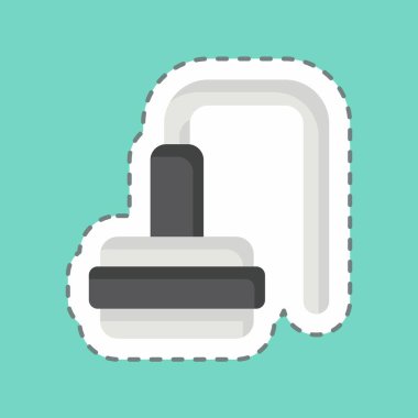 Çıkartma hattı PF Lift 'i kesti. Kozmetoloji sembolüyle ilgili. dizayn edilebilir