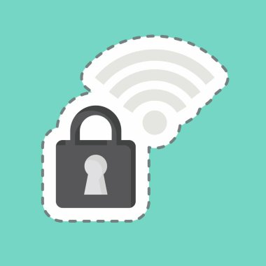 Çıkartma hattı kesildi. Wifi sembolüyle ilgili. dizayn edilebilir
