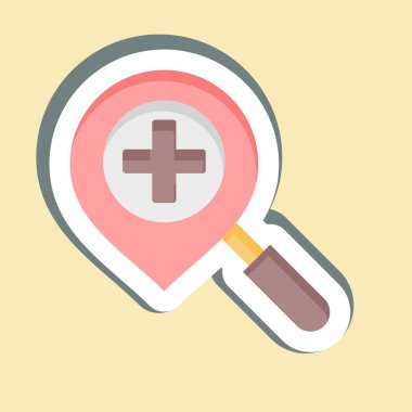 Çıkartma Konumu Arama. Konum sembolüyle ilgili. dizayn edilebilir