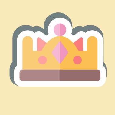 Çıkartma Prensesi. Feminizm sembolüyle ilgili. dizayn edilebilir