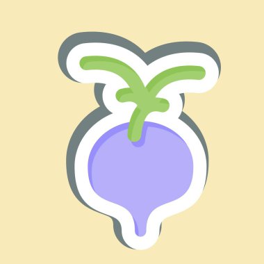 Etiket turpu. Meyve ve Sebze Sembolü ile ilgili. düzenlenebilir