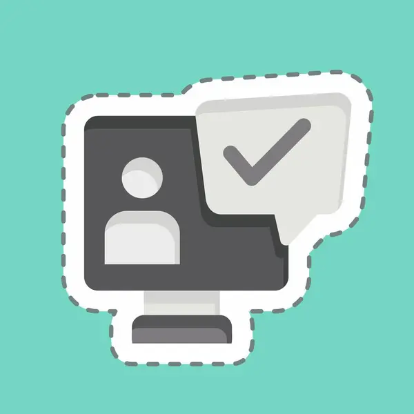 Çıkartma hattı Video Sohbetini kesti. Konuşma sembolüyle ilgili. tasarım düzenlenebilir 11