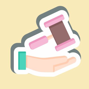 Çıkartmalı Kadınlar Doğru. Feminizm sembolüyle ilgili. dizayn edilebilir