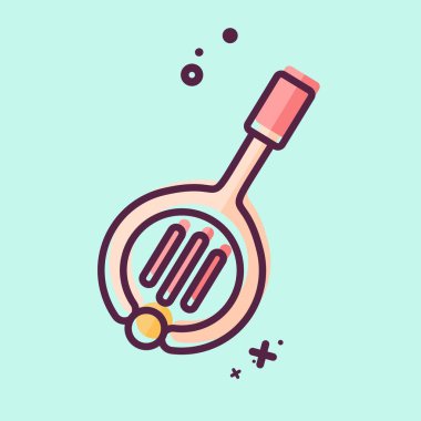 Icon Banjo. Enstrümanlar sembolüyle ilgili. MBE tarzı. dizayn edilebilir