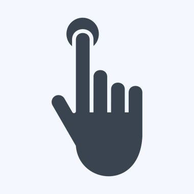 Eyleme Simge Çağrısı. Medya sembolüyle ilgili. Kabartma tarzı. dizayn edilebilir