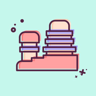 Simge Uygarlığı. Tarih öncesi sembolle ilgili. MBE tarzı. dizayn edilebilir