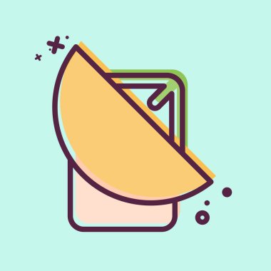 Simge Tabağı. İşletme sembolüyle ilgili. MBE tarzı. dizayn edilebilir