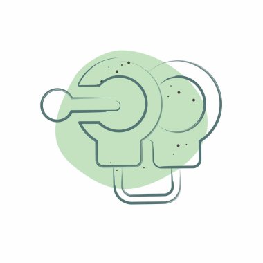 İkon kelepçeler. Polis sembolüyle ilgili. Renkli Leke Biçimi. dizayn edilebilir