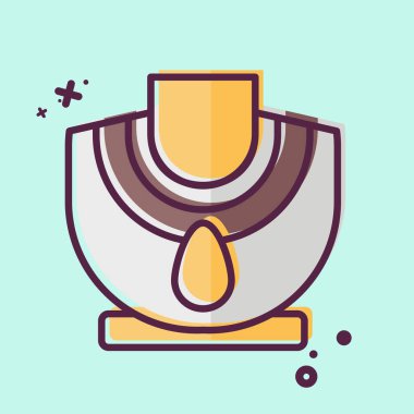 Simge Mücevherat. Tarih öncesi sembolle ilgili. MBE tarzı. dizayn edilebilir